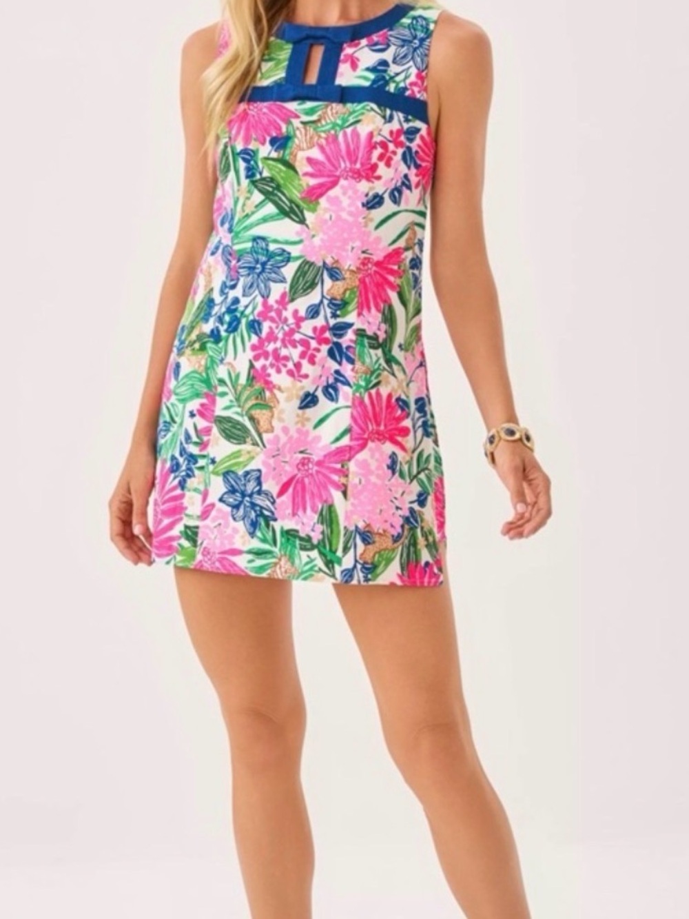 NWT Lilly Pulitzer 16 Clare Shift Romper “Endless Summers” sz 16 - Picture 6 of 12